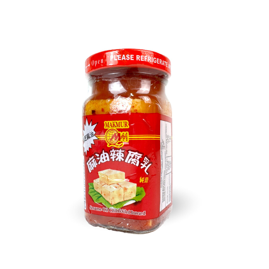 Makmur Brand Sesame Oil Chili Pickled Beancurd (120g)